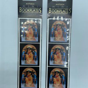 African Mini Bookplates - 2 packs